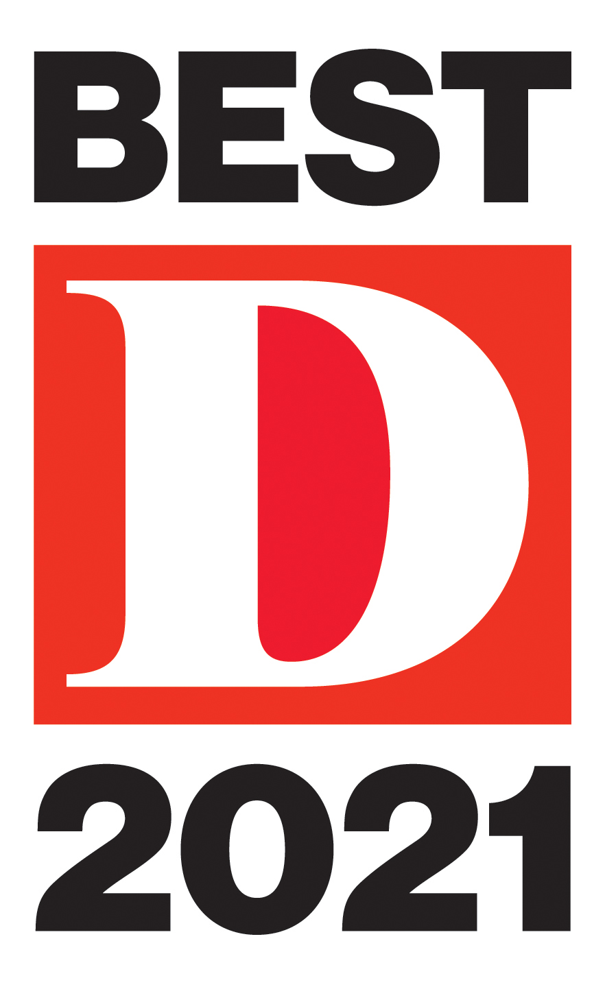 Logo for best D for year 2021